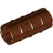 LEGO Reddish Brown Axle Connector (Ridged with &#039;x&#039; Hole) (6538)