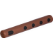 LEGO Reddish Brown Bar 1 x 3 with Flute (17715)