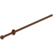 LEGO Reddish Brown Bar 12 with Hollow Studs, Towball, and Slit (6076)