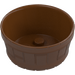 LEGO Reddish Brown Barrel 4.5 x 4.5 with Axle Hole (64951)