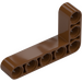 LEGO Červenohnědá nosník 3 x 5 Ohnutý 90 stupně, 3 a 5 otvory (32526 / 43886)