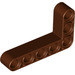 LEGO Roodachtig Bruin Balk 3 x 5 Krom 90 graden, 3 en 5 Gaten (32526 / 43886)