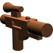 LEGO Roodachtig Bruin Blaster Gun - Kort  (58247)