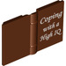 LEGO Reddish Brown Book 2 x 3 with &quot;Coping with a High IQ&quot; (20899 / 33009)