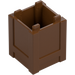 LEGO Reddish Brown Box 2 x 2 x 2 Crate (61780)