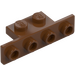 LEGO Roodachtig bruin Beugel 1 x 2 - 1 x 4 met afgeronde hoeken (2436 / 10201)