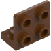 LEGO Reddish Brown Bracket 1 x 2 - 2 x 2 Up (99207)