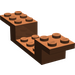 LEGO Reddish Brown Bracket 8 x 2 x 1.3 (4732)