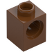 LEGO Reddish Brown Brick 1 x 1 with Hole (6541)