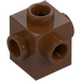 LEGO Reddish Brown Brick 1 x 1 with Studs on Four Sides (4733)