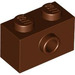 LEGO Brun rougeâtre Brique 1 x 2 avec 1 Stud sur Côté (86876)