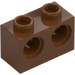 LEGO Červenohnědá Kostka 1 x 2 s 2 otvory (32000)