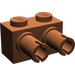 LEGO Reddish Brown Brick 1 x 2 with 2 Pins