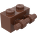 LEGO Brun rougeâtre Brique 1 x 2 avec Manipuler (30236)