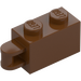 LEGO Reddish Brown Brick 1 x 2 with Hinge Shaft (Flush Shaft) (34816)