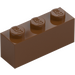 LEGO Reddish Brown Brick 1 x 3 (3622)