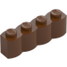 LEGO Červenohnědá Kostka 1 x 4 Log (30137)