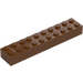 LEGO Rödaktig Brun Kloss 2 x 10 (3006 / 92538)