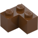 LEGO Reddish Brown Brick 2 x 2 Corner (2357)