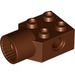LEGO Brun rougeâtre Brique 2 x 2 avec Trou et Rotation Joint Socket (48169 / 48370)