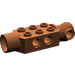 LEGO Brun rougeâtre Brique 2 x 3 avec des trous, Rotating avec Socket (47432)