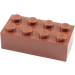 LEGO Reddish Brown Brick 2 x 4 (3001 / 72841)