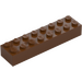 LEGO Reddish Brown Brick 2 x 8 (3007 / 93888)