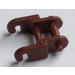 LEGO Reddish Brown Chain Link with Beveled Edge (14696)