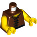 LEGO Reddish Brown Chan Kong-Sang Minifig Torso (973 / 76382)