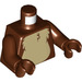 LEGO Reddish Brown Chip Minifig Torso (973 / 76382)