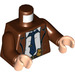 LEGO Rötlich-braun Commissioner Gordon Minifig Torso (973 / 76382)