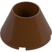 LEGO Reddish Brown Cone 4 x 4 x 2 Hollow (4742)