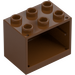 LEGO Reddish Brown Cupboard 2 x 3 x 2 with Recessed Studs (92410)