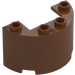 LEGO Reddish Brown Cylinder 2 x 4 x 2 Half (24593 / 35402)