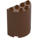 LEGO Rødbrun Cylinder 2 x 4 x 4 Halvt (6218 / 20430)