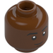 LEGO Reddish Brown Darius Minifigure Head (Recessed Solid Stud) (3274)