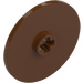 LEGO Reddish Brown Disk 3 x 3 (2723 / 52901)