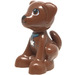 LEGO Reddish Brown Dog with Star Collar (27986 / 31552)