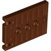 LEGO Brun rougeâtre Porte 1 x 5 x 3 avec Manipuler (93096)