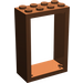 LEGO Rötlich-braun Tür Rahmen 2 x 4 x 5 (4130)