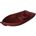 LEGO Roodachtig Bruin Duplo Boat Onderzijde (54070 / 56757)