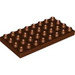 LEGO Roodachtig Bruin Duplo Plaat 4 x 8 (4672 / 10199)