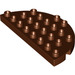 LEGO Brun rougeâtre Duplo assiette 8 x 4 Semicircle (29304)