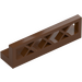 LEGO Červenohnědá Plot 1 x 4 x 1 Lattice (3633)