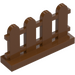 LEGO Rudo brązowy Ogrodzenie 1 x 4 x 2 Picket (33303)