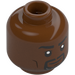 LEGO Reddish Brown Goliath Minifigure Head (Safety Stud) (3274 / 104634)