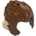 LEGO Reddish Brown Hair Swept Back with Tan Ears (53094 / 100924)