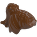 LEGO Reddish Brown Hair with Curls and Ponytail (13785 / 86220)