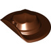 LEGO Reddish Brown Hat with Wide Flat Brim with Side Turned Up (30167)