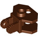 LEGO Reddish Brown Hinge 1 x 2 Locking with Towball Socket (30396)